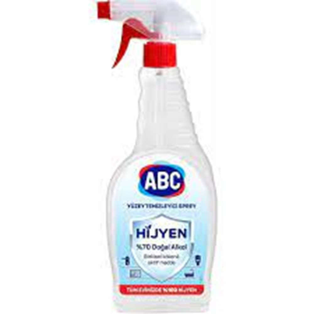 Abc Hijyen Yüzey Temizleyici Sprey 750 Ml