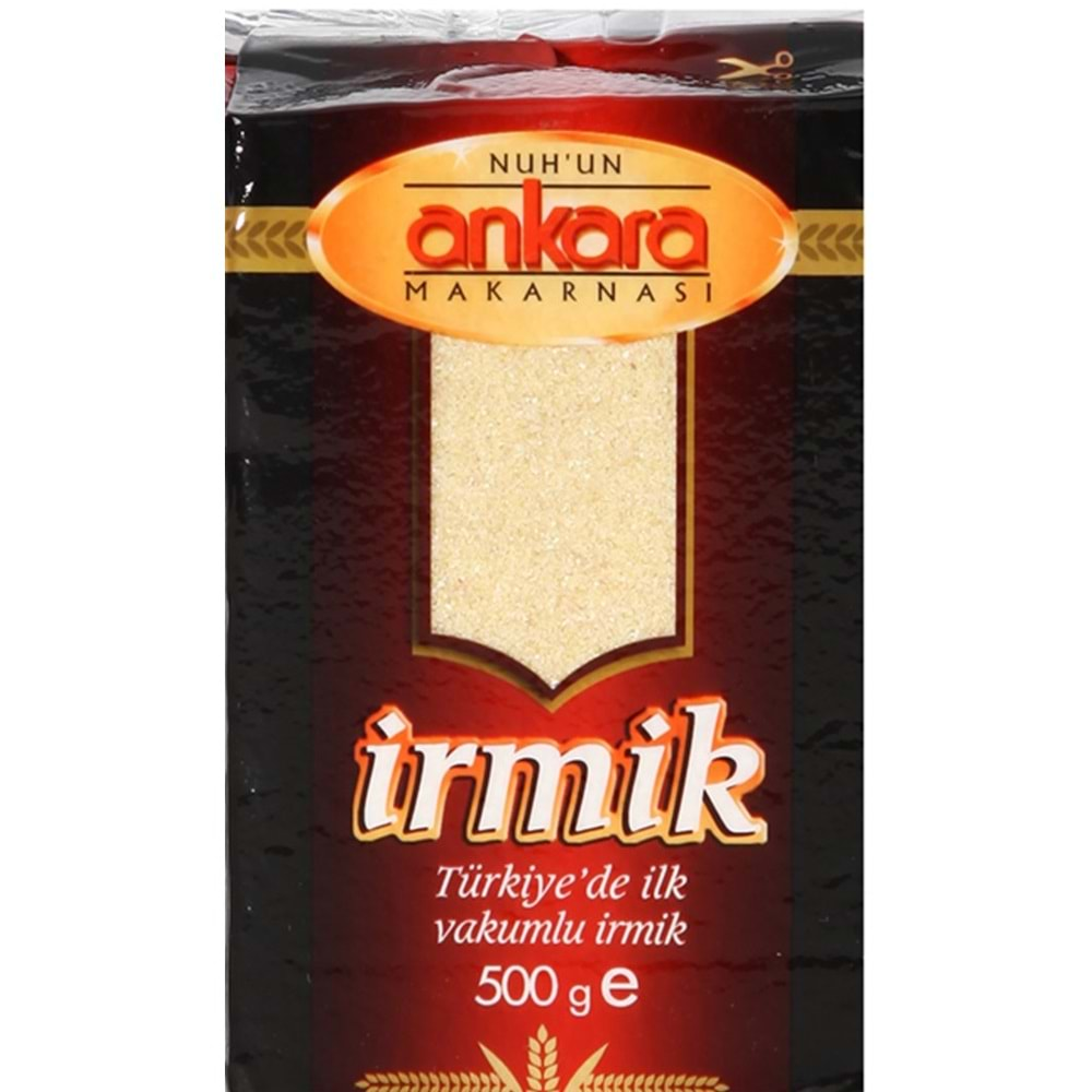 Ankara Makarna İrmik Vakumlu 500 Gr