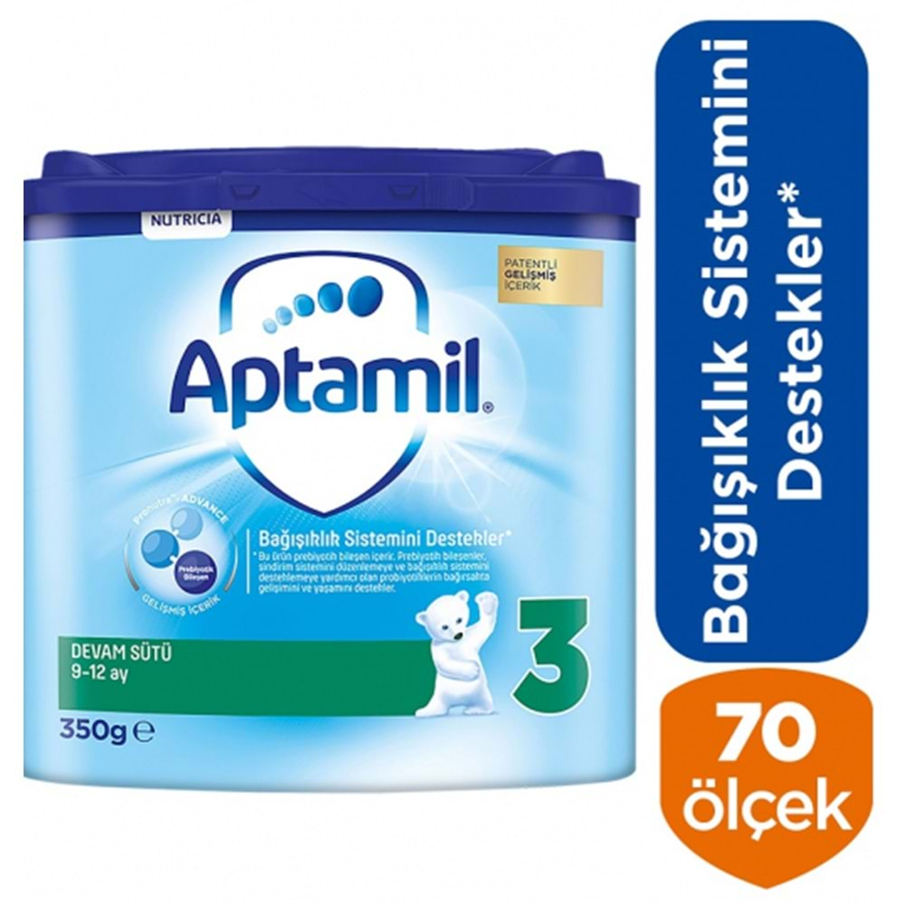 Aptamil 3 Devam Sütü 350 Gr