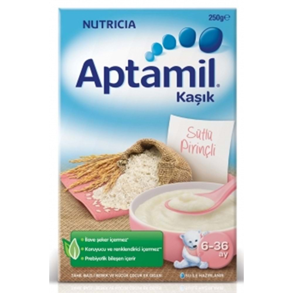 Aptamil Sütlü Pirinçli Kaşık Maması 250 Gr.