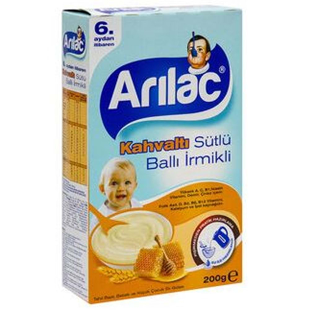 Arılac İnstant Ek Gıda Ballı İrmikli 200 Gr