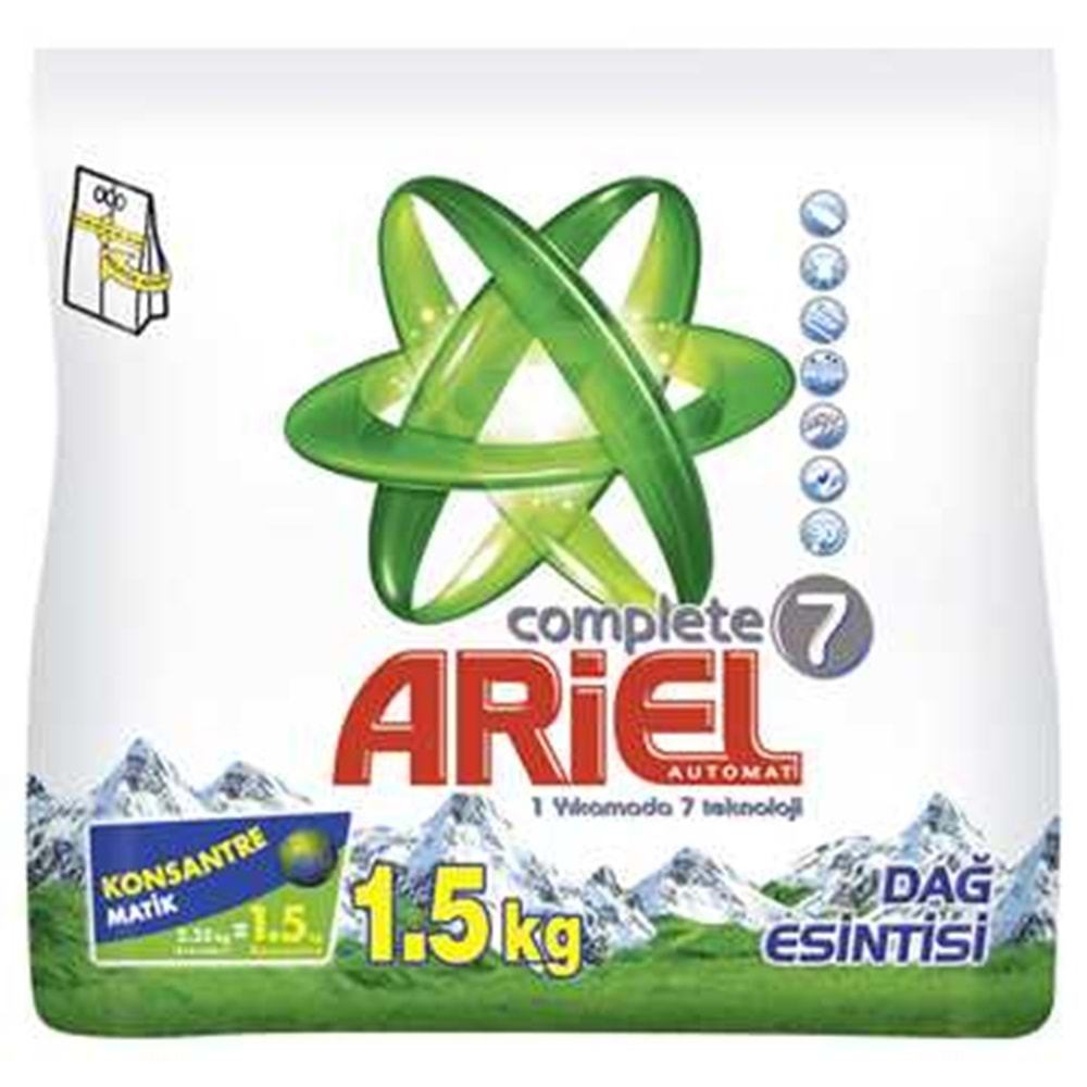 Ariel Toz Çamaşır Deterjanı Dağ Esintisi 1,5 Kg