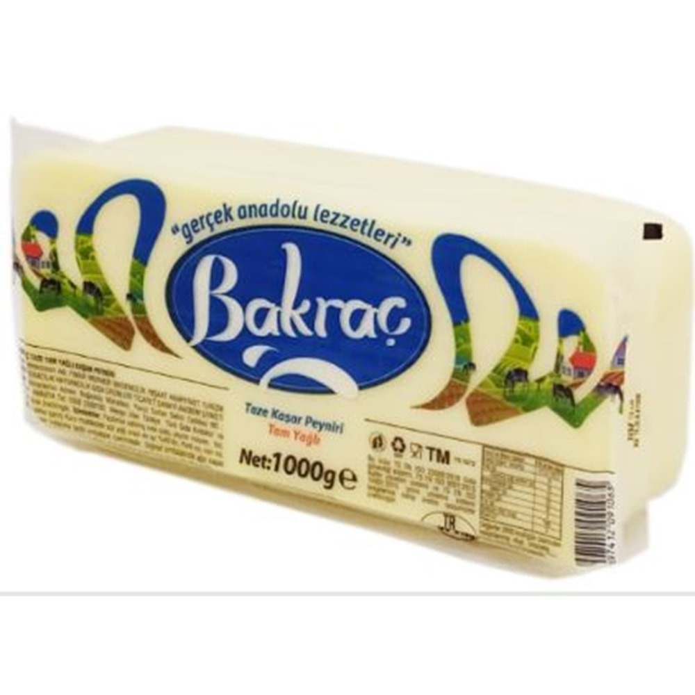 Bakraç Kaşar Peyniri 1000 Gr