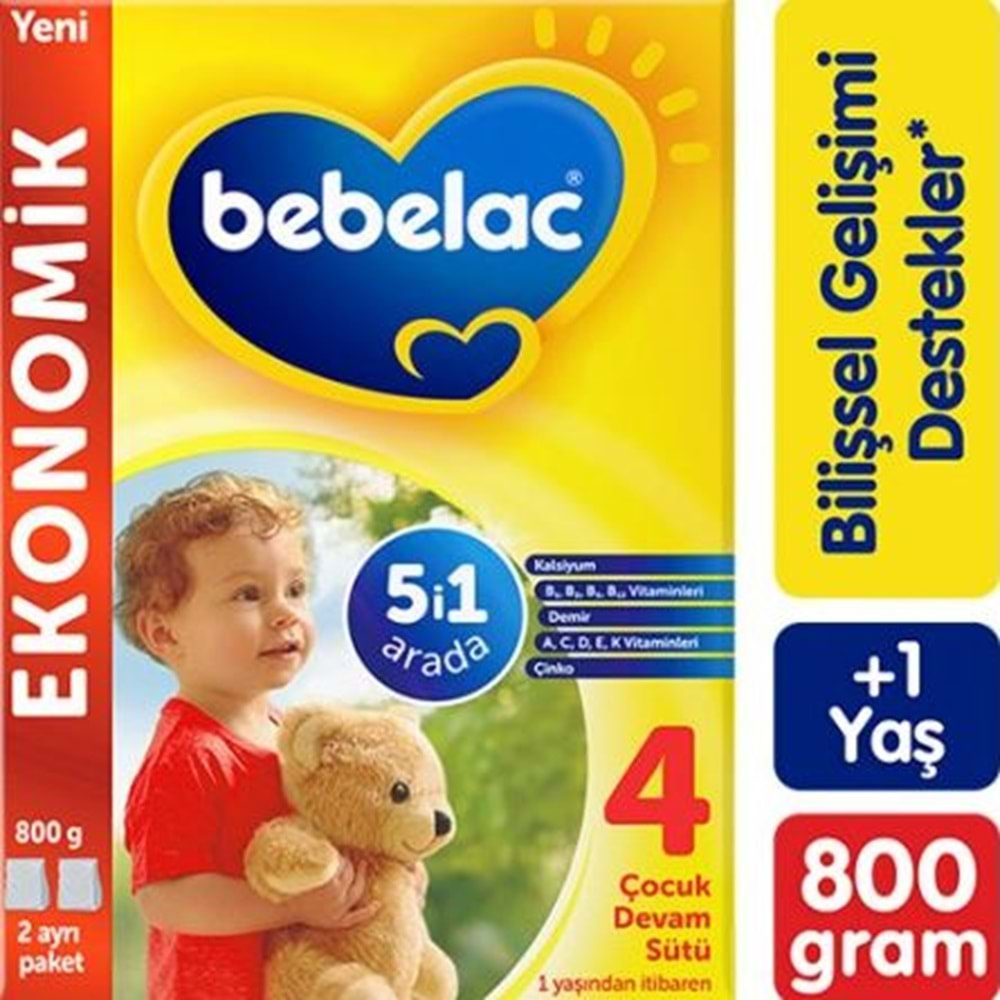 Bebelac 4 Devam Sütü 800 Gr