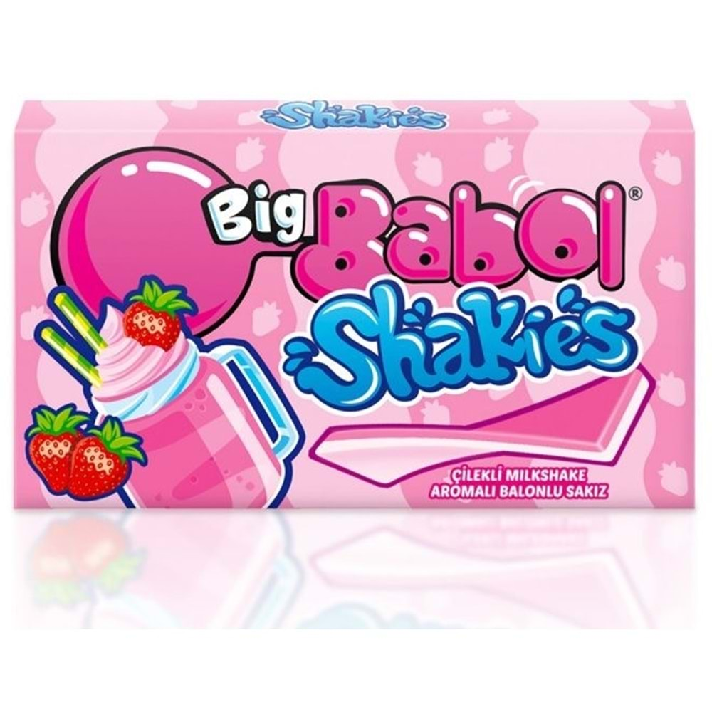 Big Babol Cüzdan Shakıes Çilekli Milkshake 26 Gr