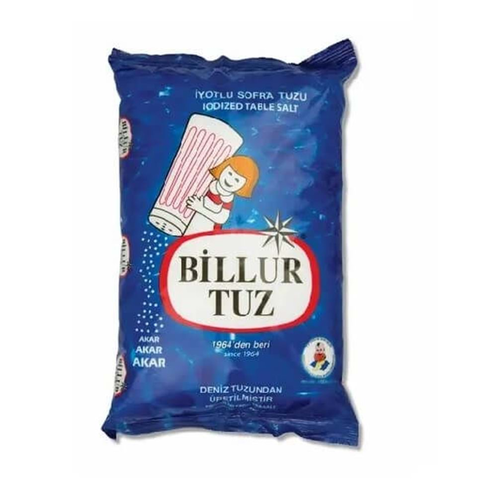 Billur Tuz 3 kg İyotlu