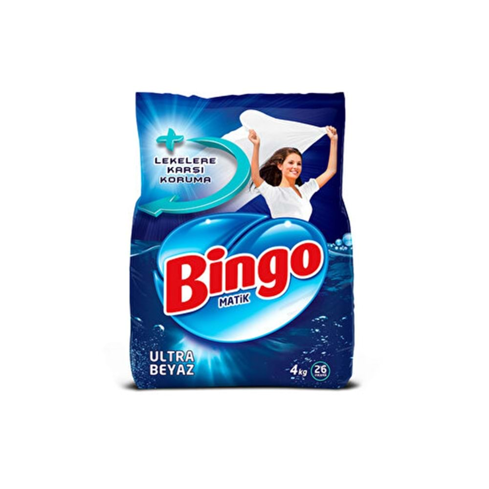 Bingo Toz Deterjan Ultra Beyaz 4 Kg