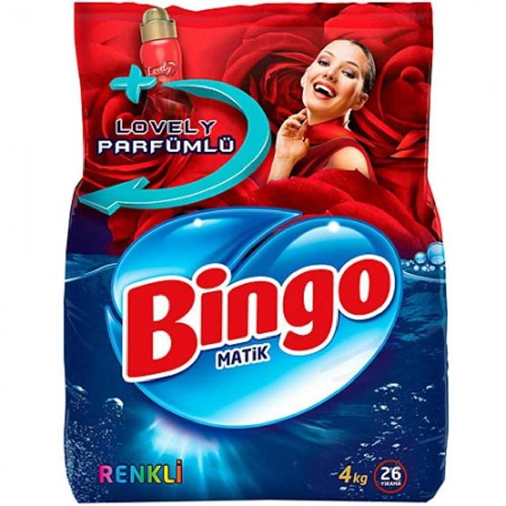 Bingo Toz Deterjan Renkli 4 Kg