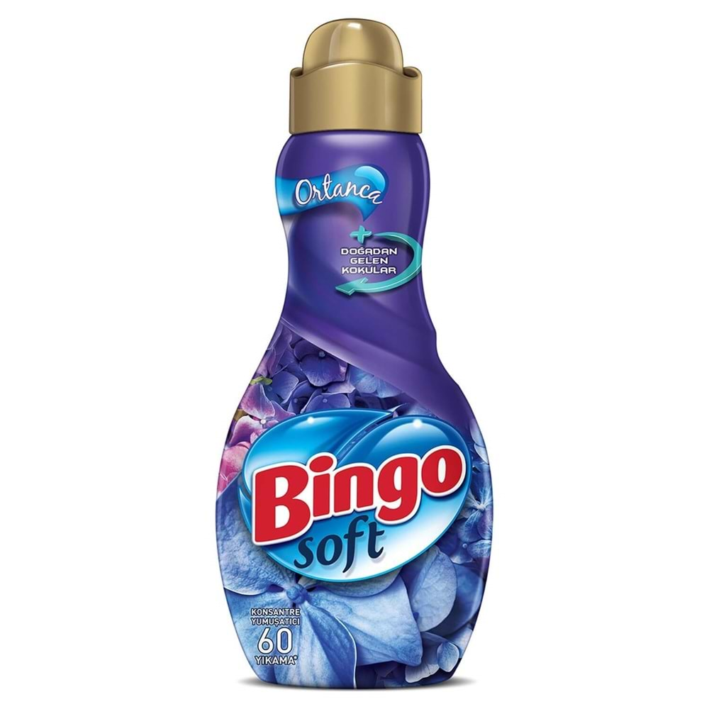 Bingo Soft Yumuşatıcı Ortanca 60 Yıkama 1440 Ml