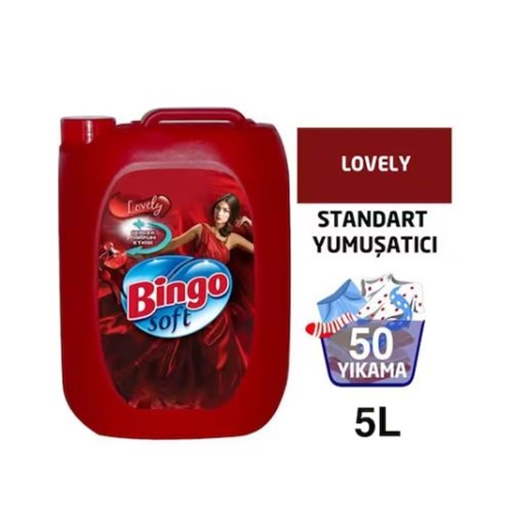 Bingo Soft Yumuşatıcı Lovely 50 Yıkama 5 kg