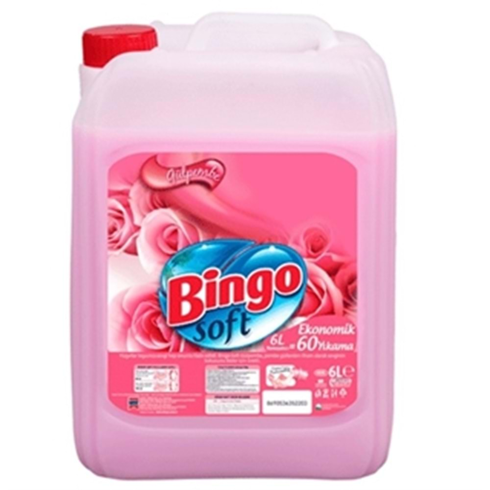 Bingo Soft Yumuşatıcı 5 Lt Gülpembe