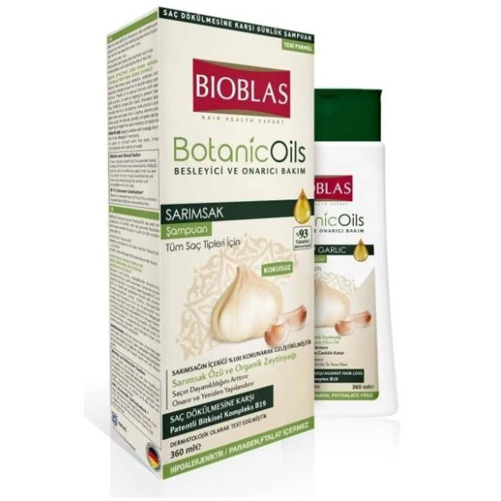 Bioblas Şampuan 360 Ml Sarımsaklı