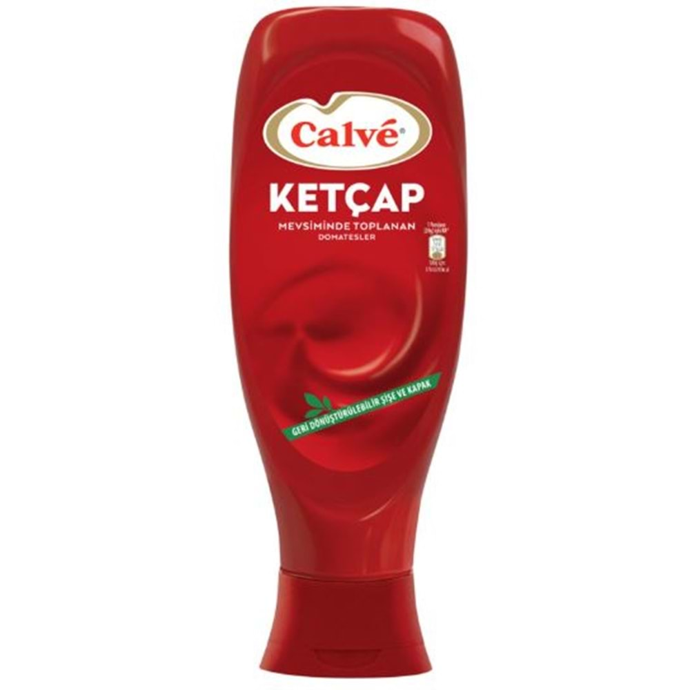 Calve Ketçap Acısız 610 Gr