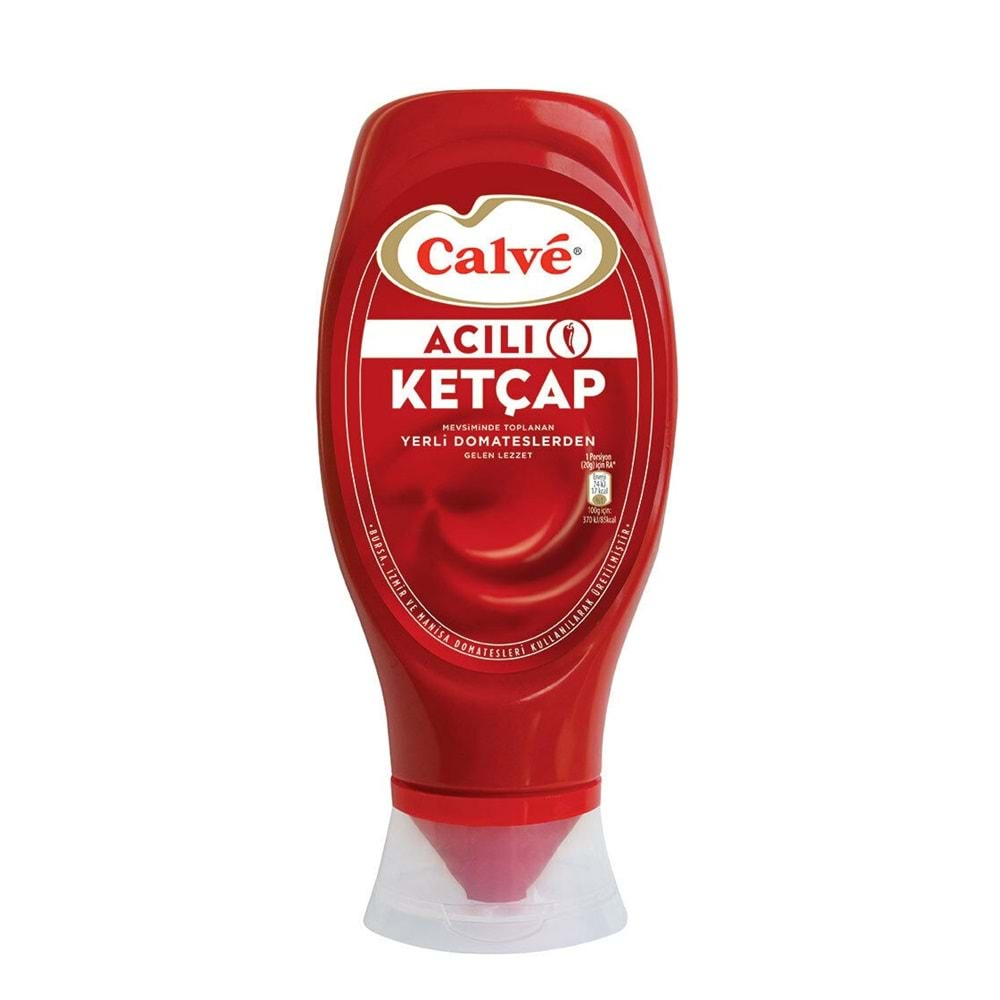 Calve Acılı Ketçap 430 Gr