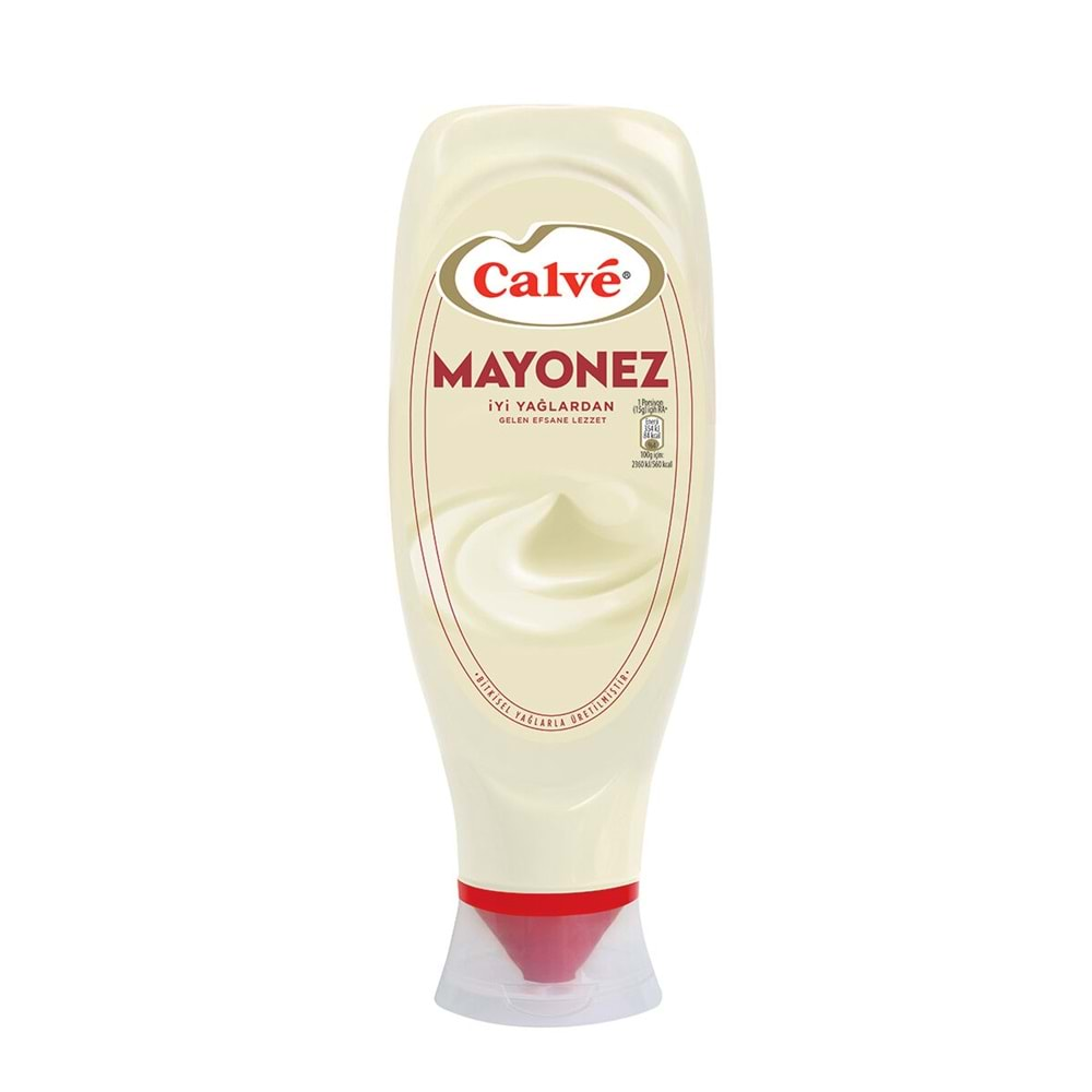 Calve Mayonez 540 Gr Plastik Kapak