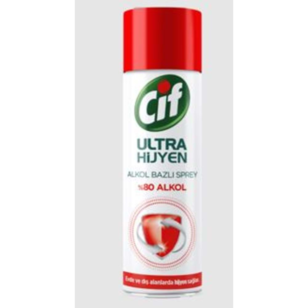 Cif Ultra Hijyen Alkol Bazlı Sprey 200 Ml