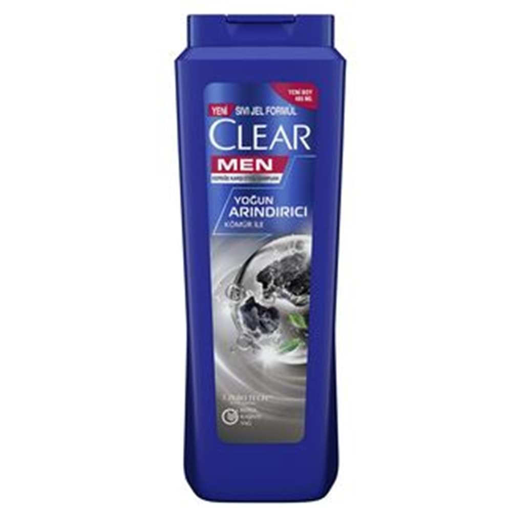 Clear Men Kepeğe Karşı Etkili Şampuan Yoğun Arındırıcı Kömür Ile 485 Ml