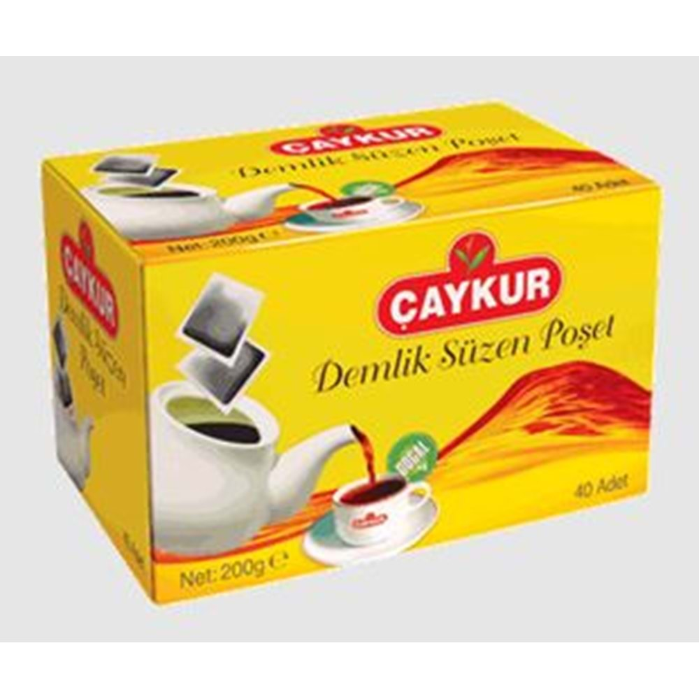 Çaykur Demlik Poşet Çayı 200 Gr