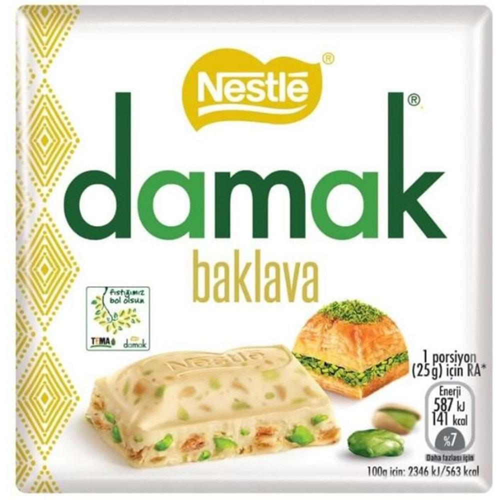 Nestle Damak Baklava Çikolata 60 Gr