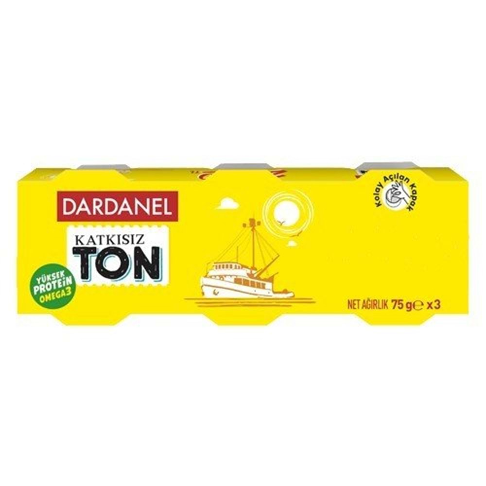 Dardanel Ekonomik Ton Balığı 75 Gr x 3