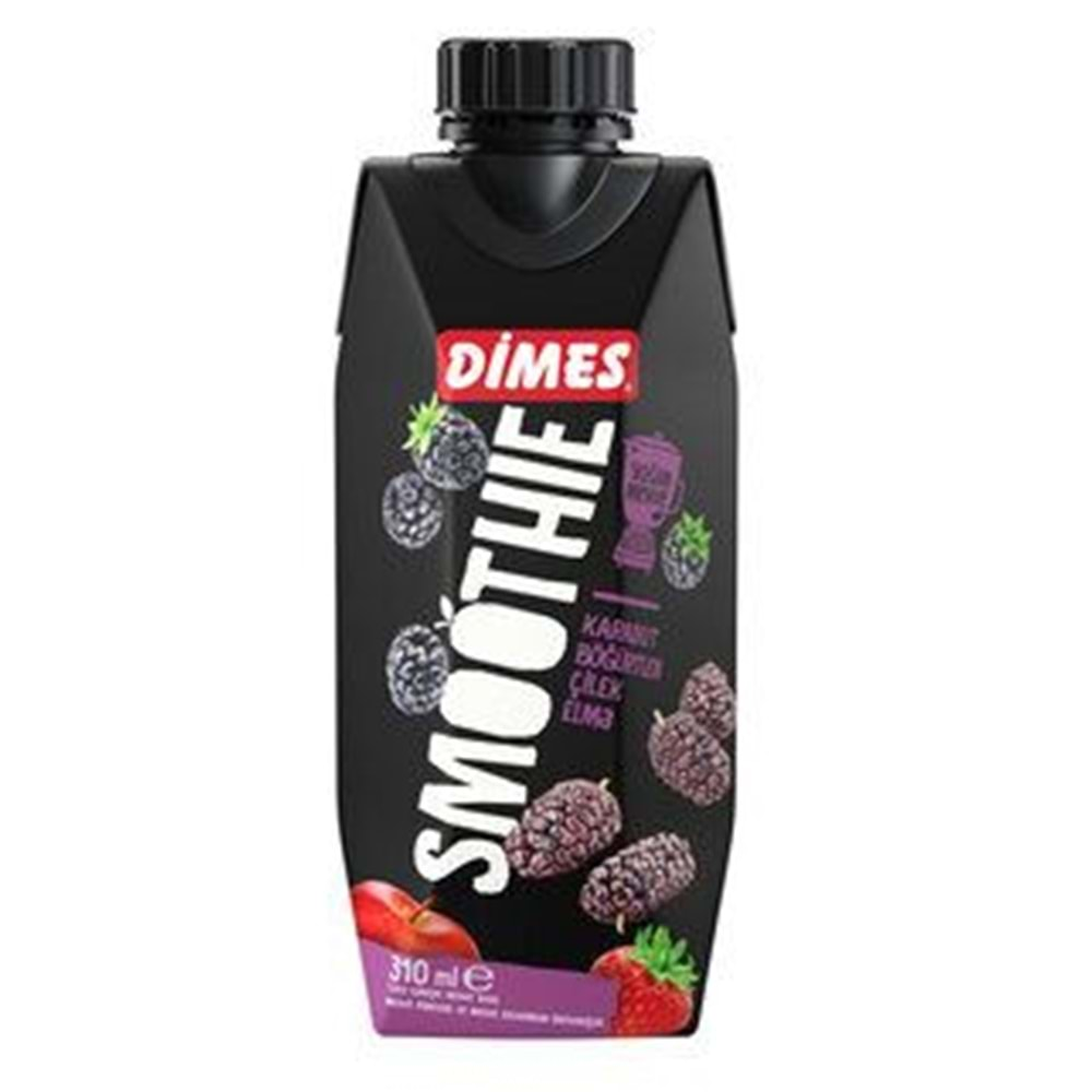 Dimes Mor Smoothıe Karadut Böğürt 310 Ml