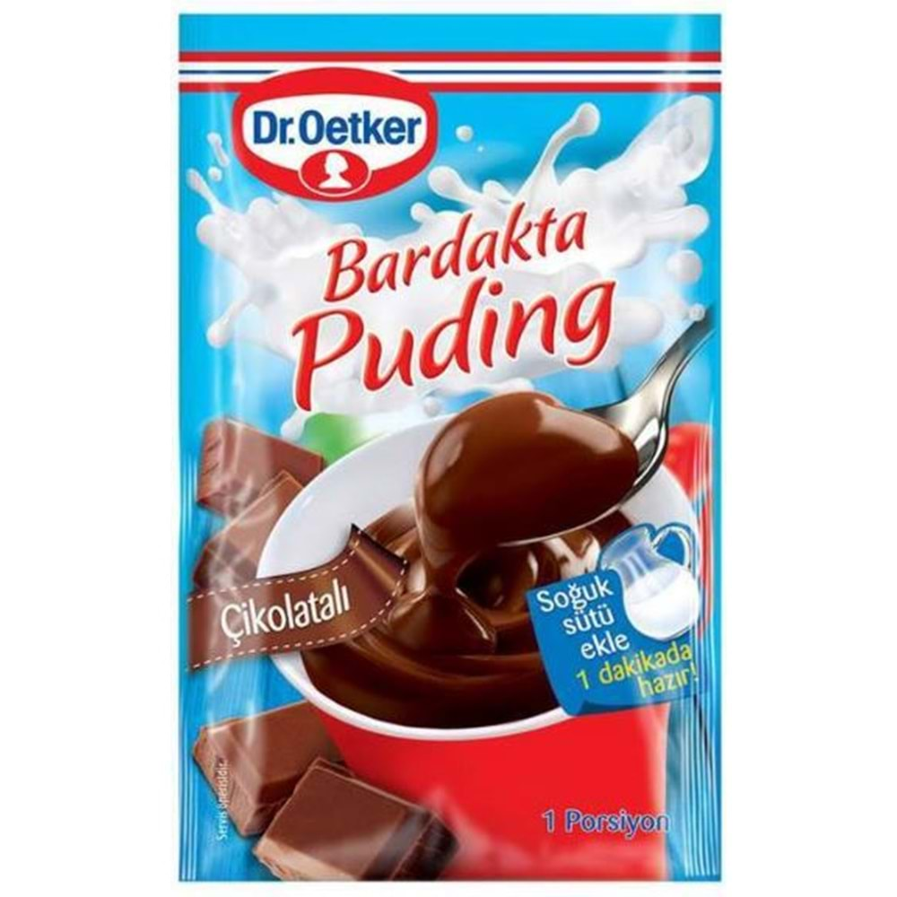 Dr. Oetker Bardakta Puding Çikolatalı 35 G