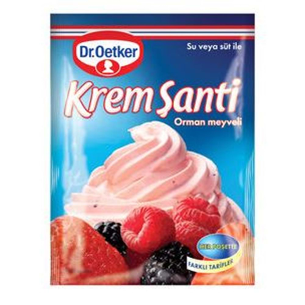 Dr.Oetker Krem Şanti Orman Meyveli 75 Gr