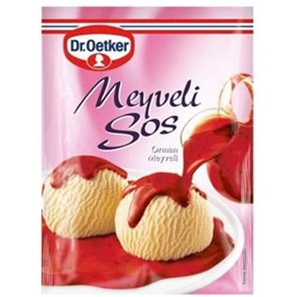 Dr. Oetker Meyveli Sos 80 Gr