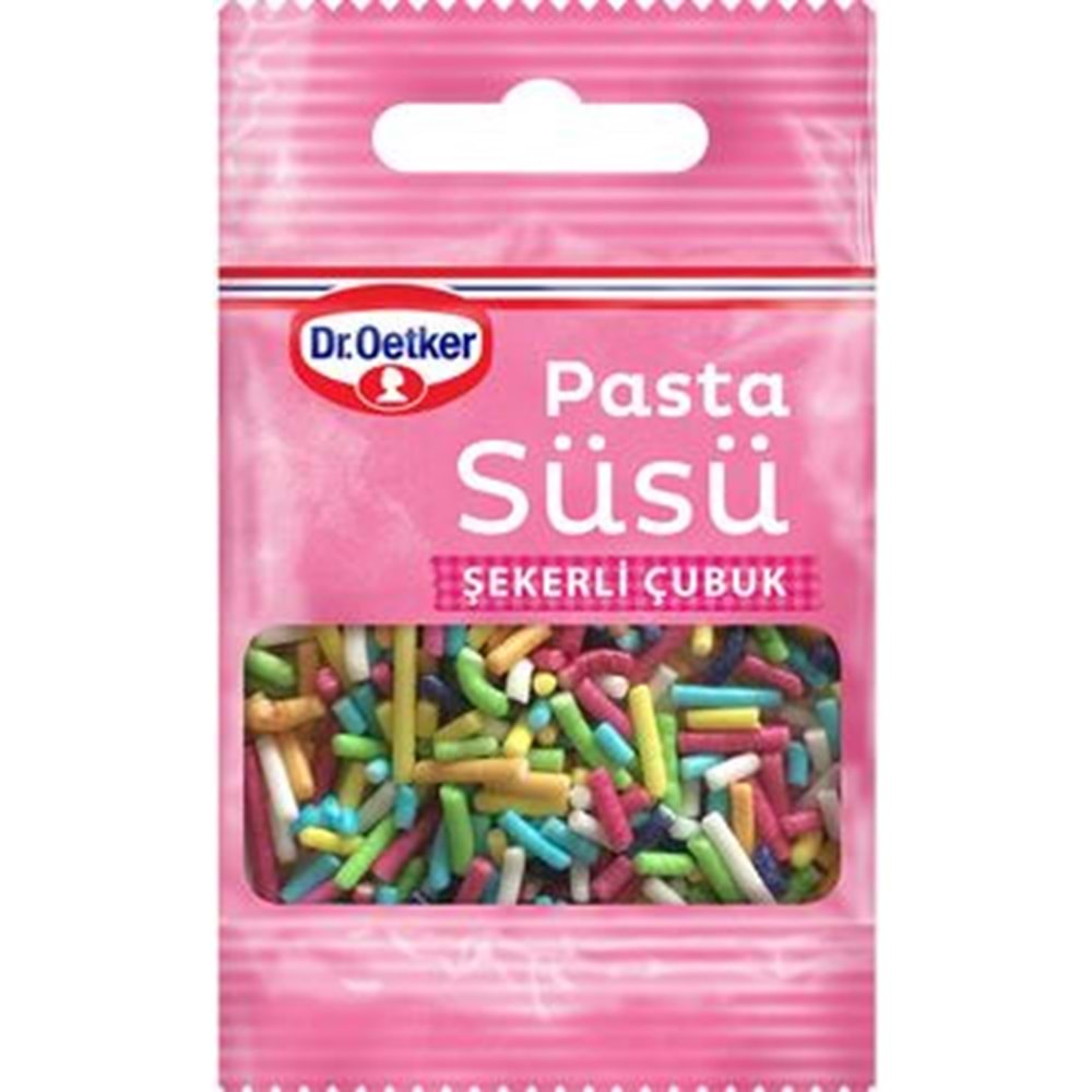 Dr. Oetker Dekor Pasta Süsü Şekerli Çubuk 10 Gr