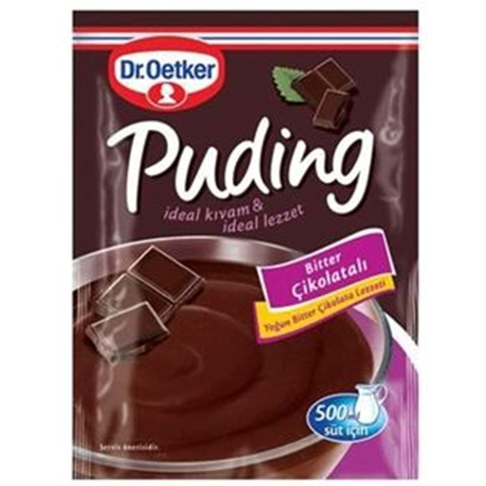 Dr. Oetker Çikolatalı Puding Bitter 111 Gr