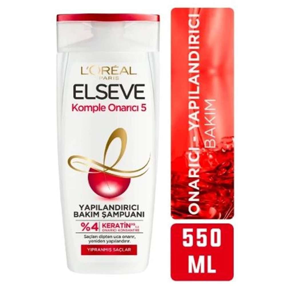 Elseve 550 Ml Yapılandırıcı Bakım Şampuanı