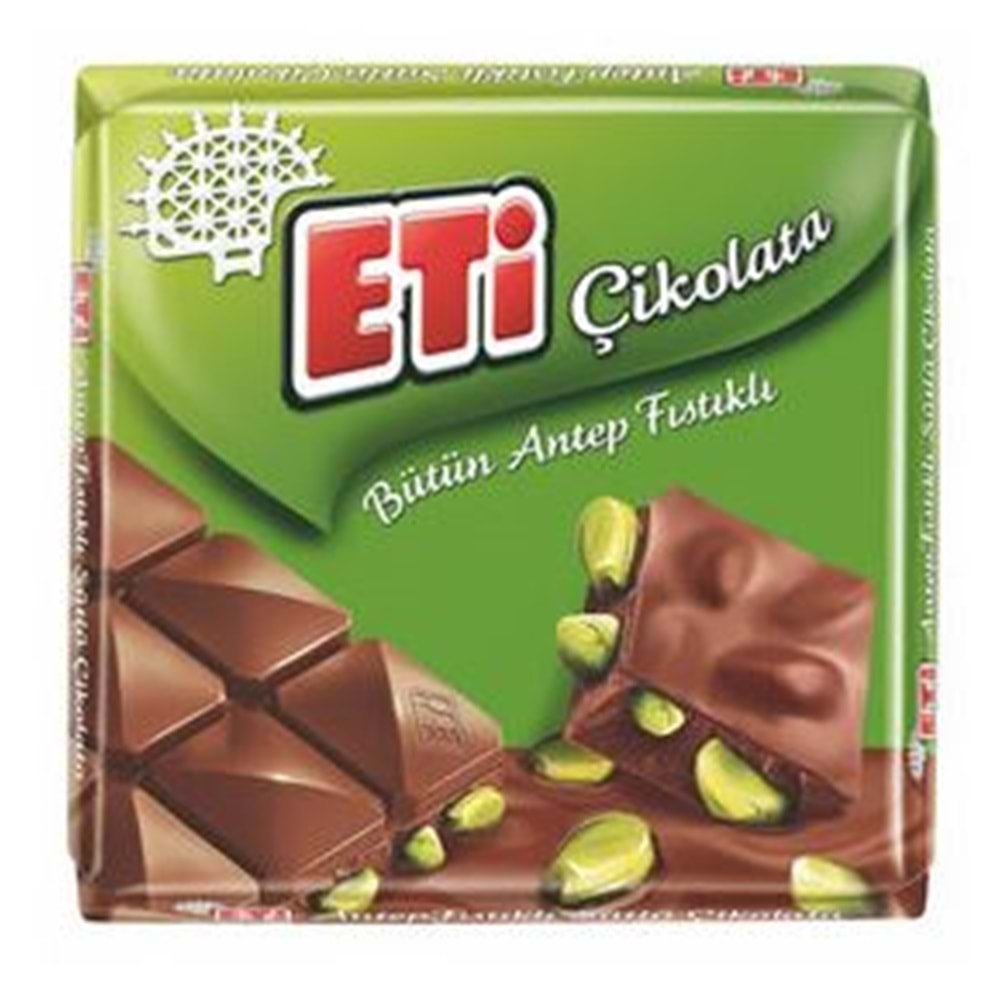 Eti Antep Fıstıklı Kare Çikolata 60 Gr