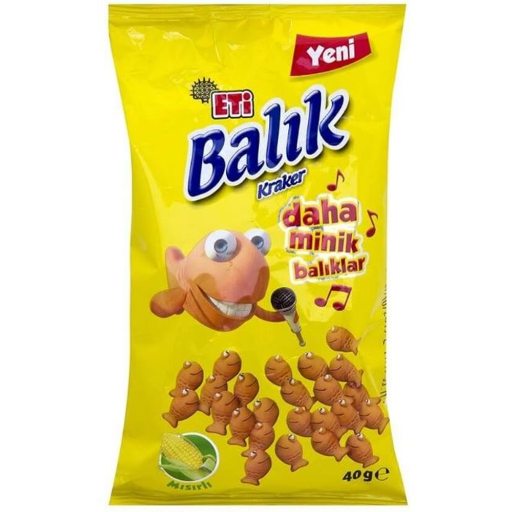 Eti Balık Kraker Mısırlı 40 Gr