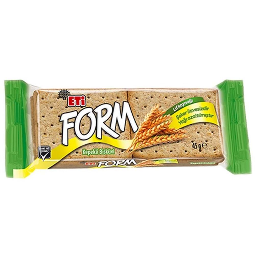 Eti Form Kepekli Biskuvi 45 Gr