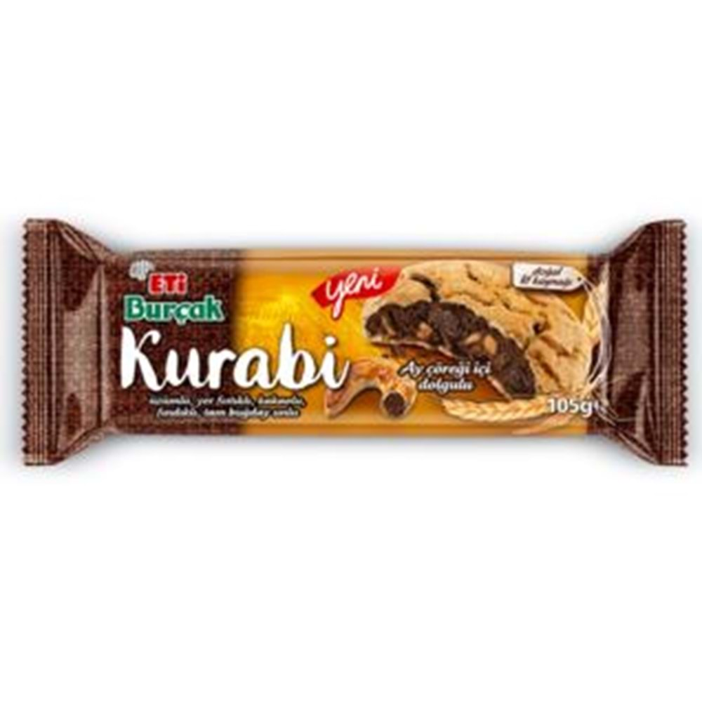 Eti Burçak Kurabi Ay Çöreği İçi Dolgulu 105 Gr