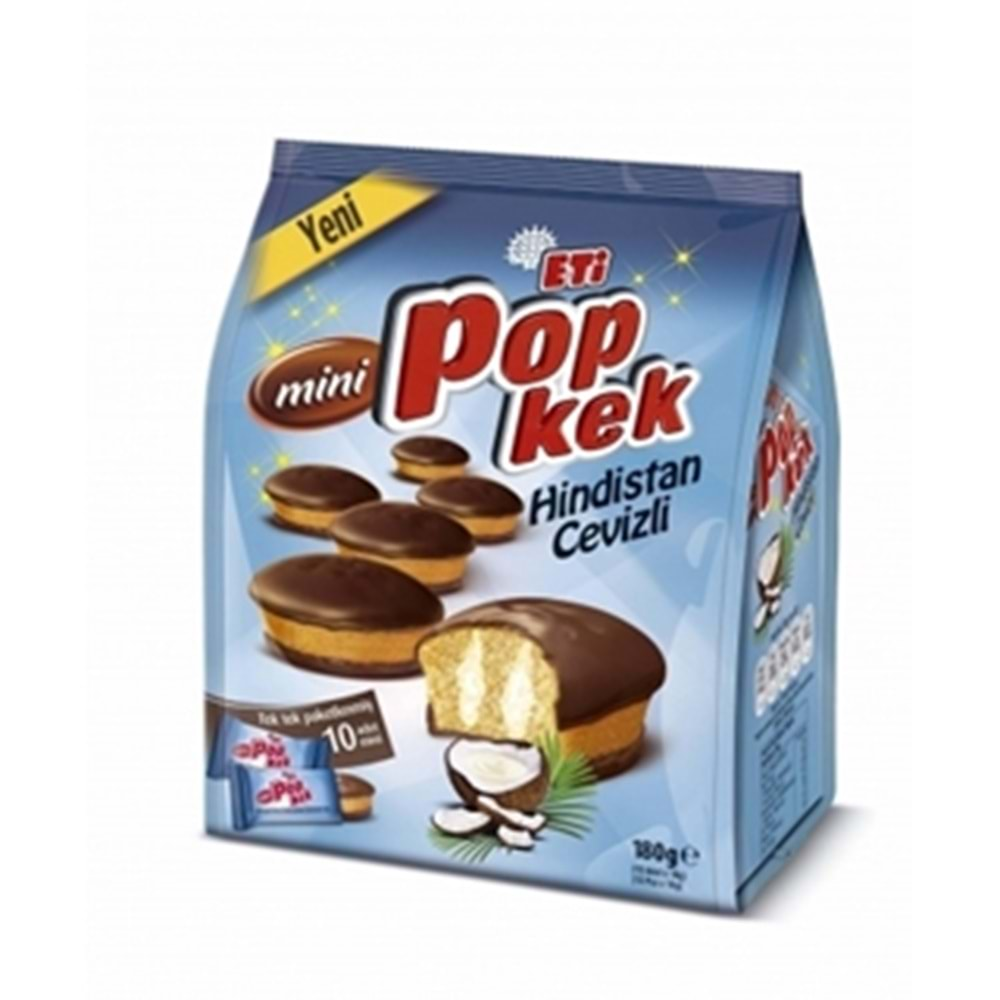 Eti Popkek Mini Hindistan Cevizli 180 Gr