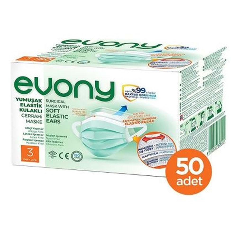 Evony Cerrahi Maske 50 Li