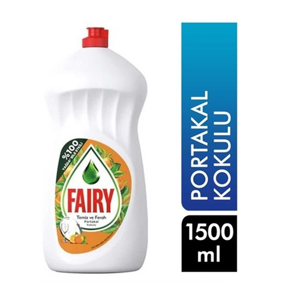 Fairy Portakal 1500 Ml Sıvı Bulaşık Deterjanı