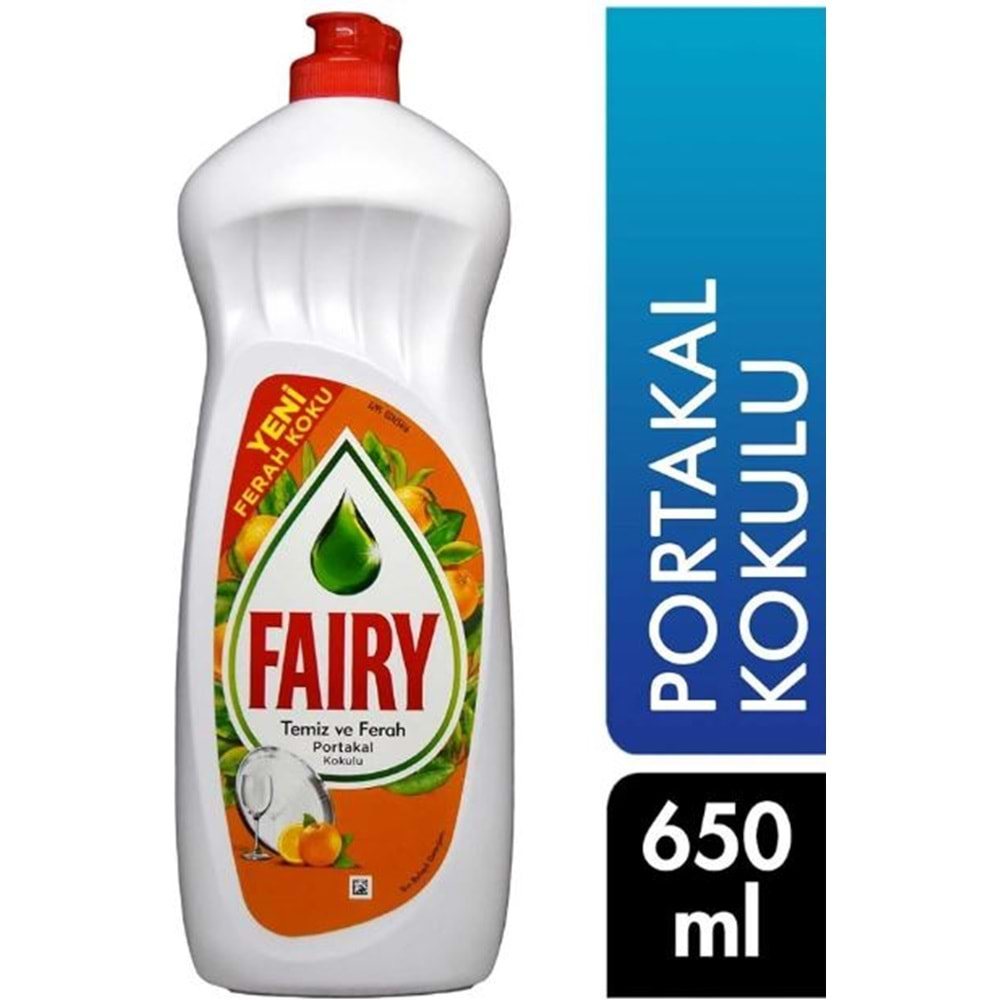 Fairy Sıvı Bulaşık Deterjanı 650 Ml Portakal