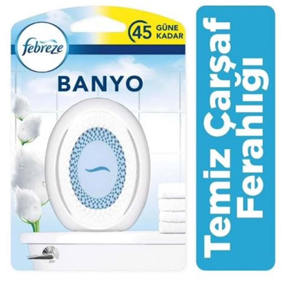 Febreze Banyo Temiz Çarşaf Ferahlığı 7.5 Ml Koku