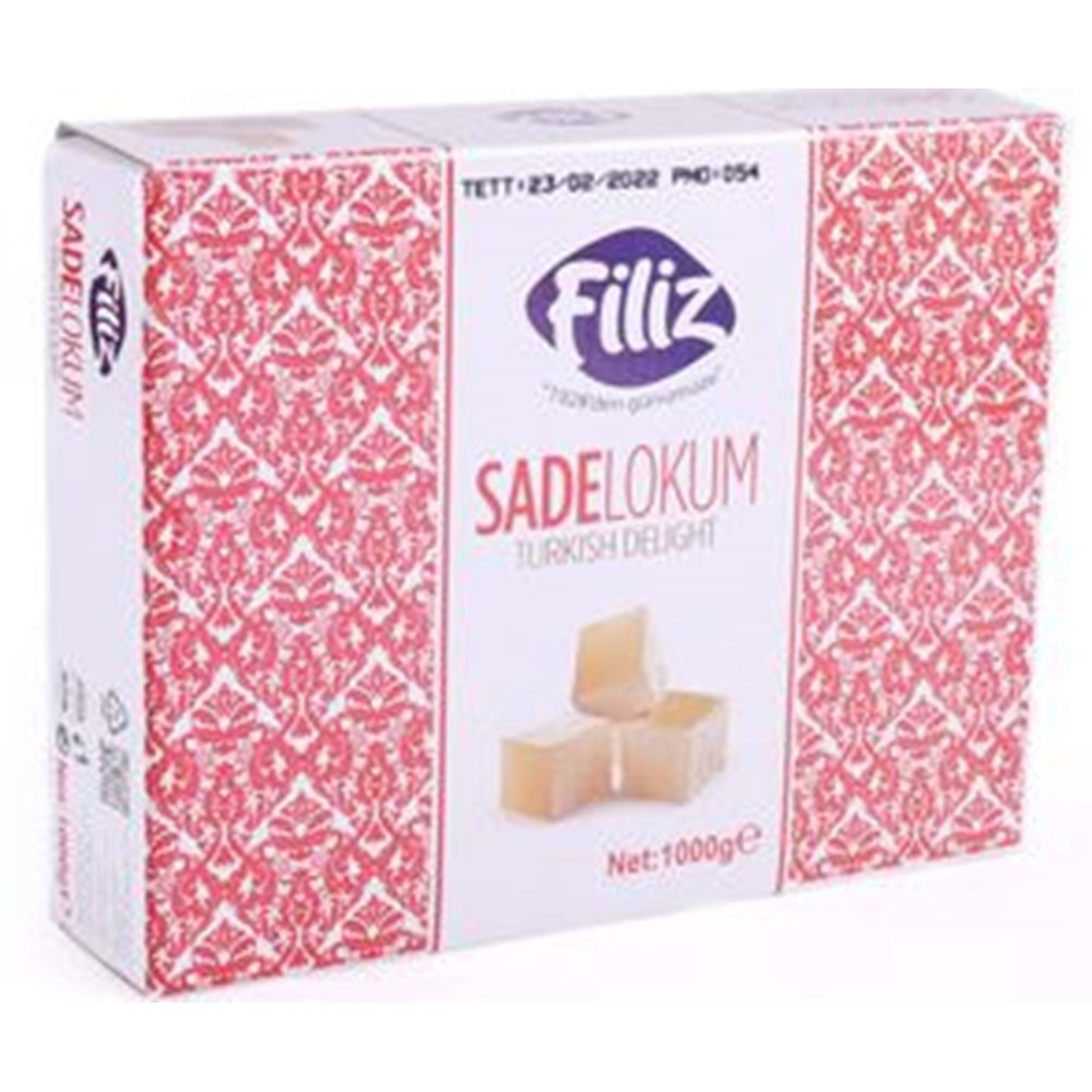 Filiz Sade Lokum 1000 Gr