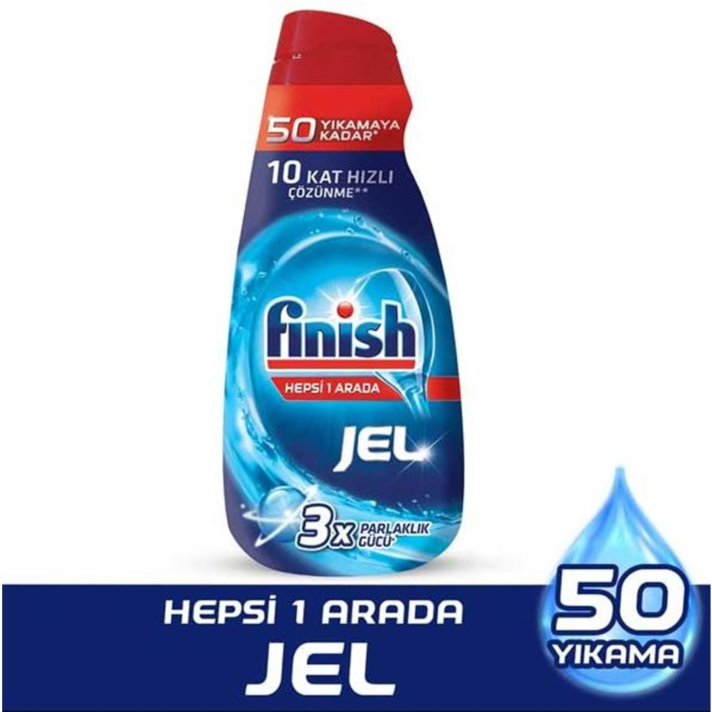 Finish Hepsi Bir Arada 1000 Ml Jel Deterjan