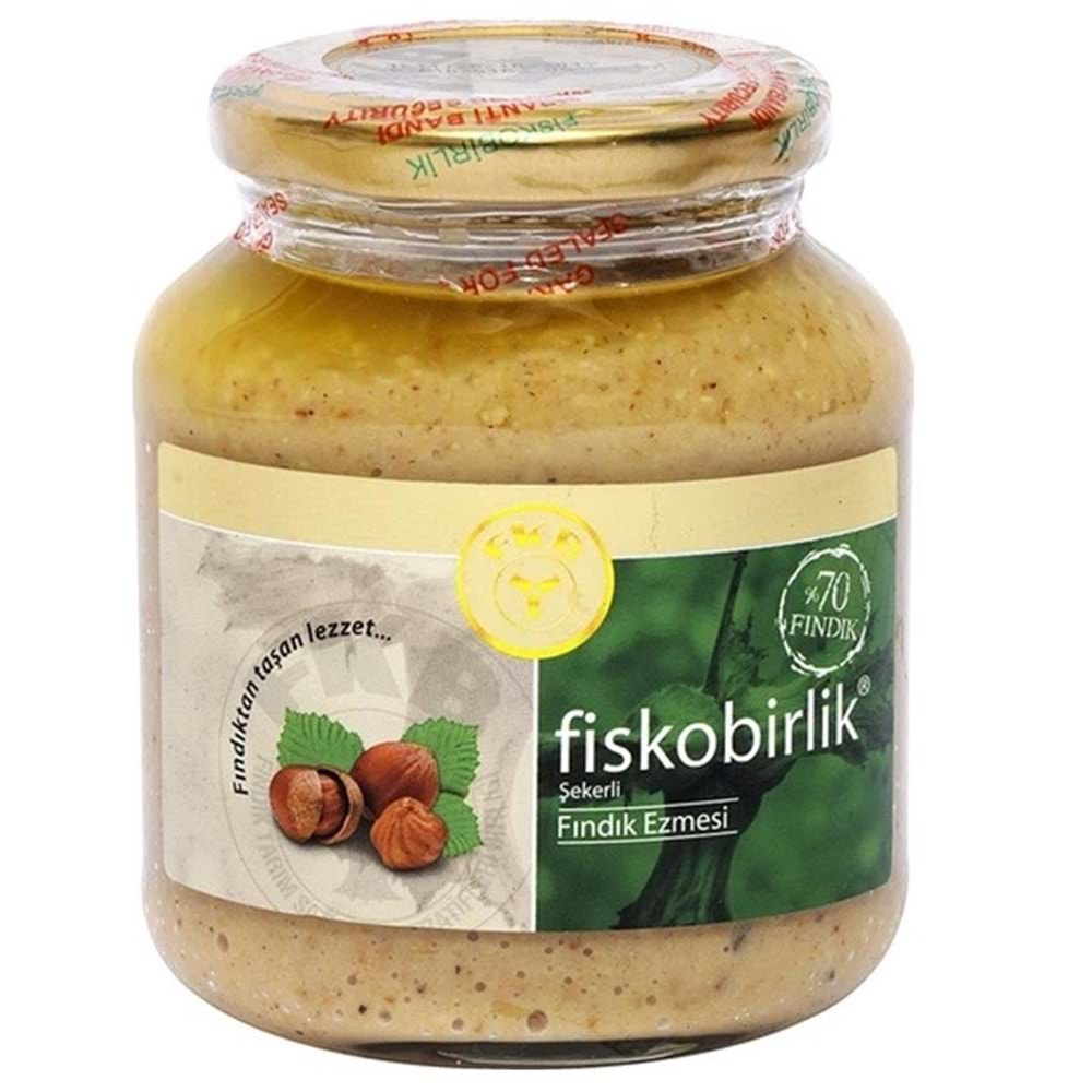 Fiskobirlik Şekerli Fındık Ezmesi 300 Gr