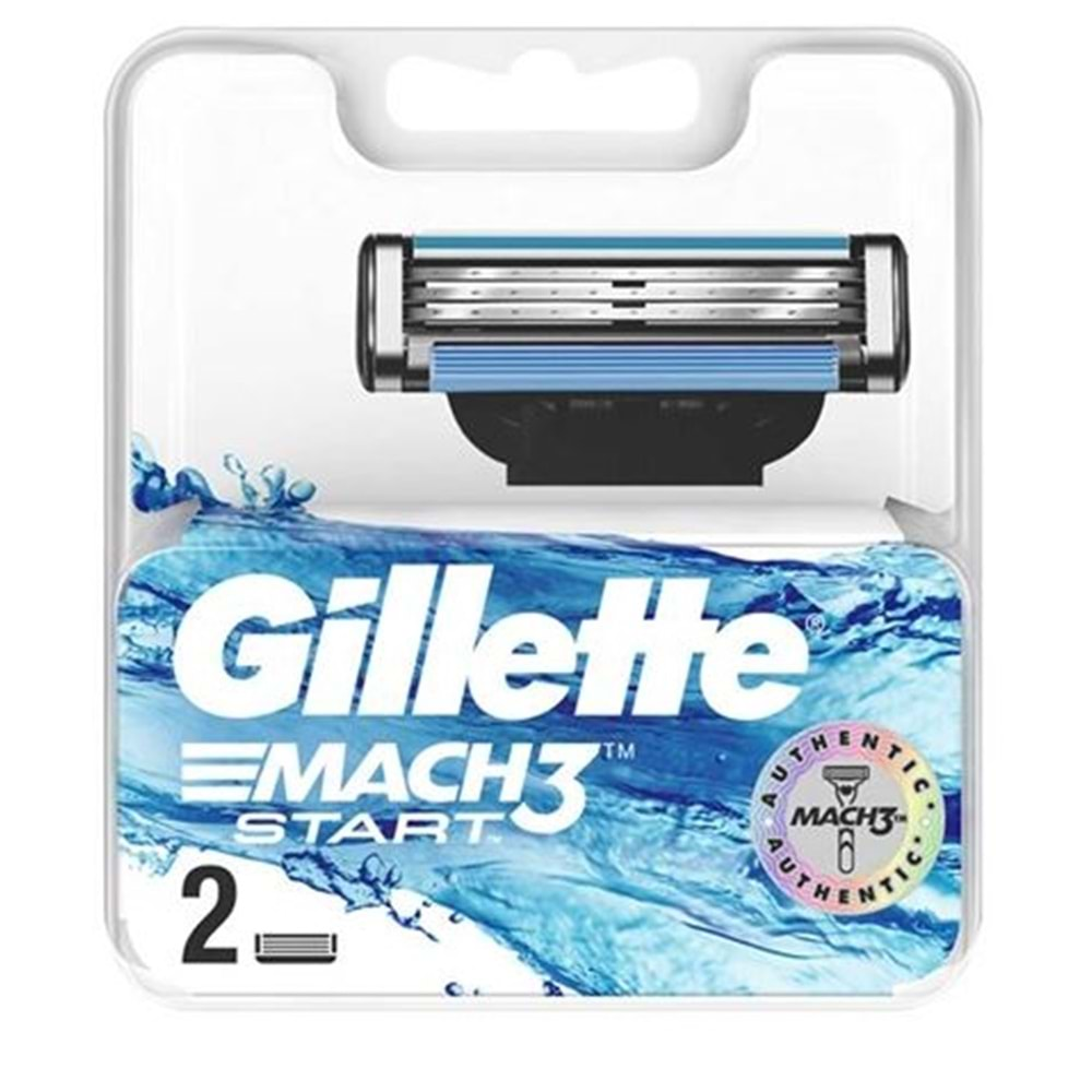 Gillette Mach3 Start Yedek Tıraş Bıçağı 2'li