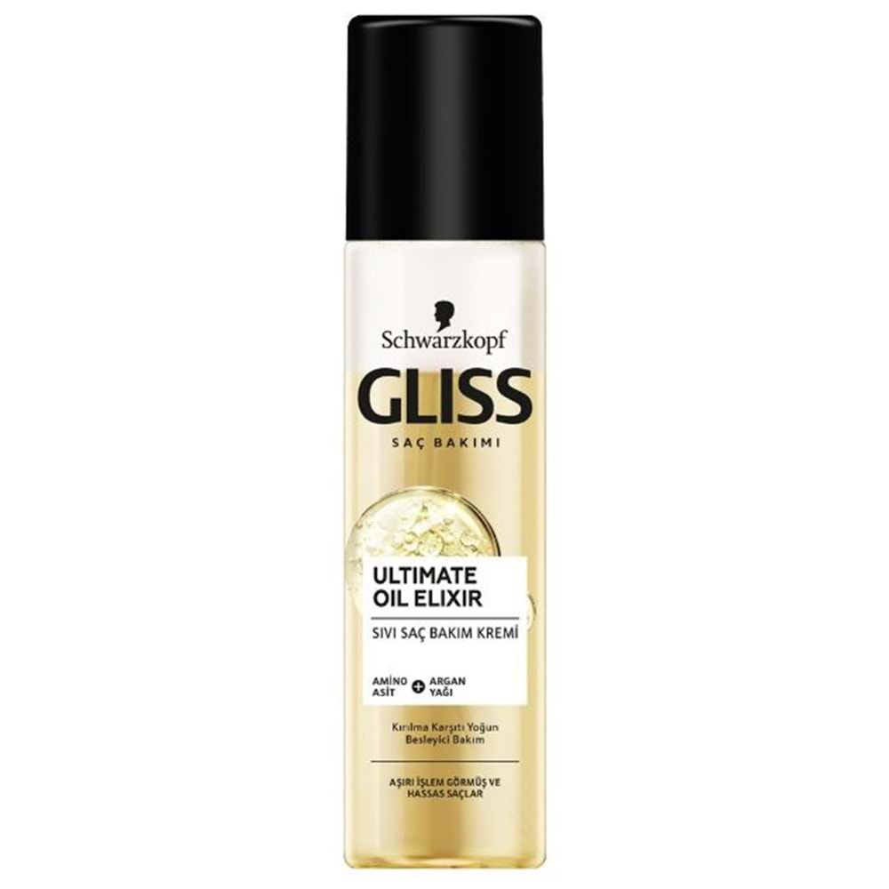 Gliss Sıvı Saç Kremi Ultimate Oil Elexir 200 Ml