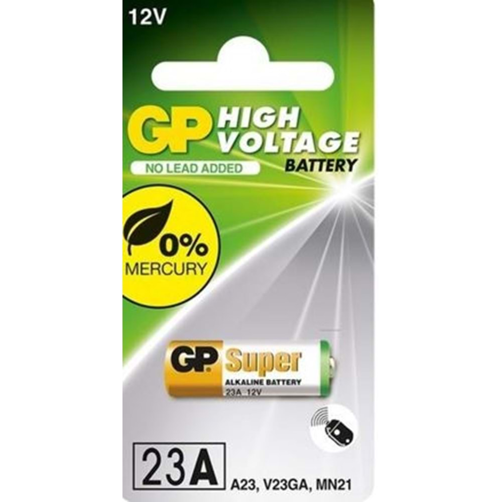 GP 23A 12V Alkalin Çakmak Pili