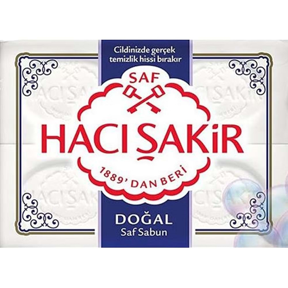 Hacı Şakir Saf Doğal Sabun 4lü 600 Gr