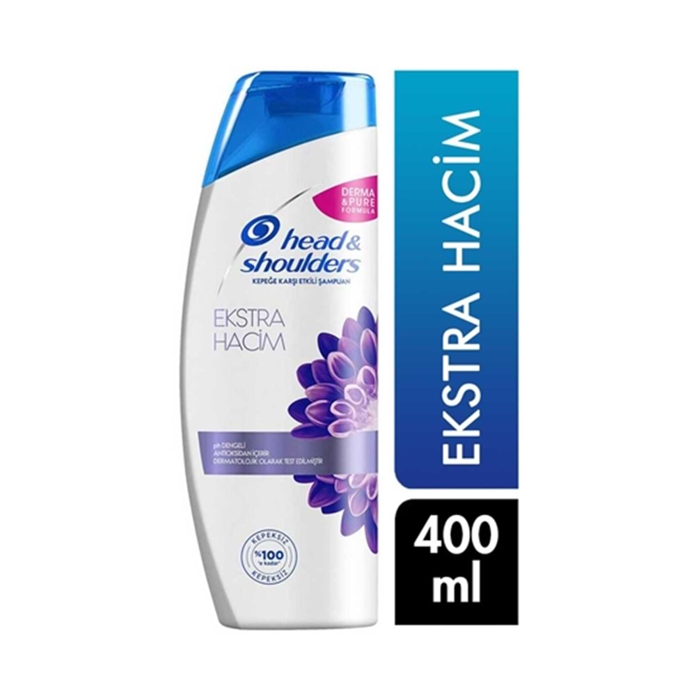 Head&Shoulders Ekstra Hacim Saç Bakım Şampuanı 400 ml