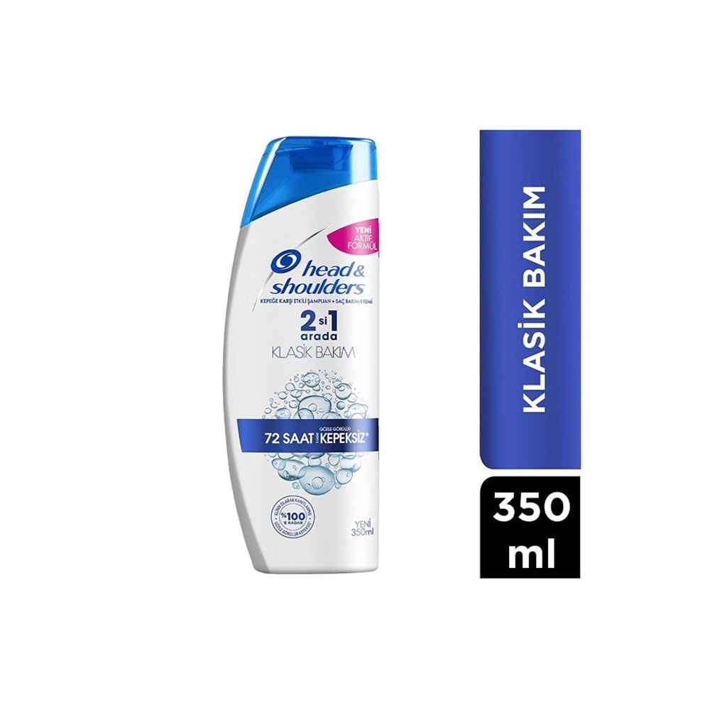 Head&Shoulders Şampuan 2 in 1 Klasik Bakım 350 Ml