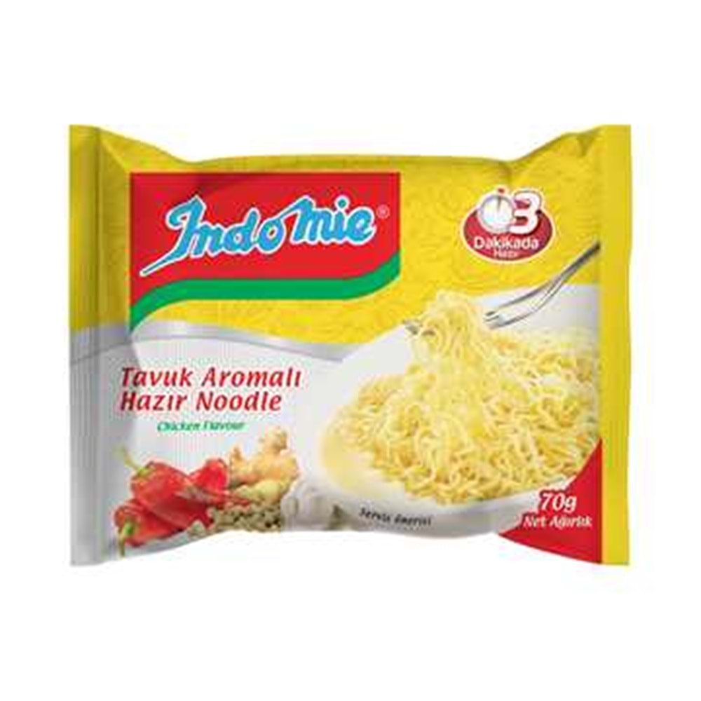 Indomie Tavuk Aromalı Noodle 70 Gr